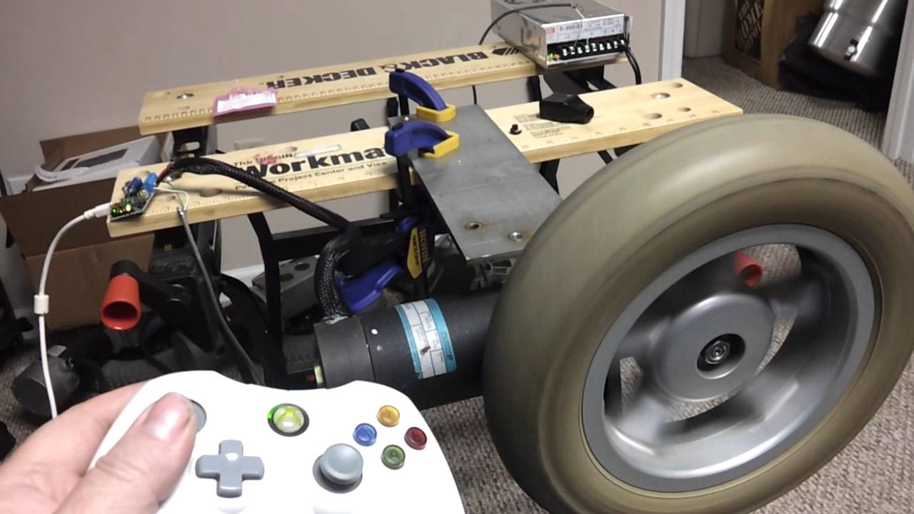 Xbox controller to Wheelchair Motor Part 2 - YouTube arduino wiring diagram lawn mower 