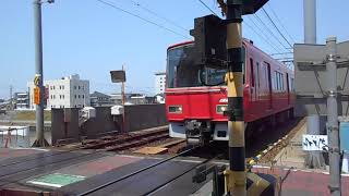 【東海オンエアラッピング前】名鉄3500系3508F新川橋駅入線