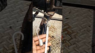 How to fit motorcycle side stand spring/Bike side stand spring fiting #shortvideo #spring