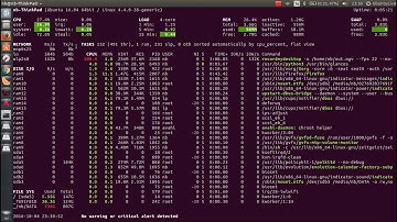 Install Glances on Ubuntu 16.04 (monitoring tool)