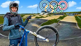 Je test une piste de BMX Olympique !