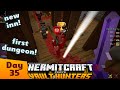 HermitCraft Vault Hunters: inn groundbreaking! First dungeon with xB, False, &amp; Hyp — Day 35! Ep 17!