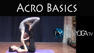 Acro Yoga Basics | Beginner | Partner Yoga Class | Free Yoga TV