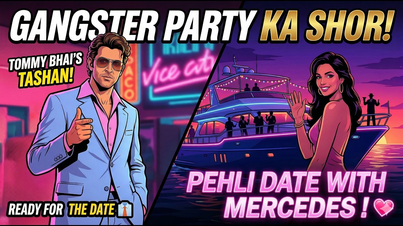 Gangster Party ka Shor, Tommy Bhai ka Tashan! 🕶️ Blue Suit mein Pehli Date with Mercedes!