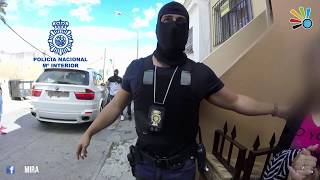 Gran operación policial con ocho detenidos, droga, armas y dinero