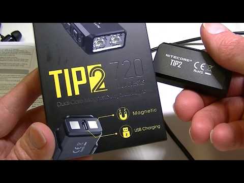 Nitecore TIP2. Rechargeable magnetic key chain/pocket flashlight. 720 lumens!