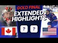 Canada vs usa gold final extended highlights  2024 iihf u18 world championship