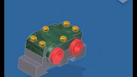 PetroleumZonesVideo -  Autodesk Inventor - Double Bearing Assembly Exploded View