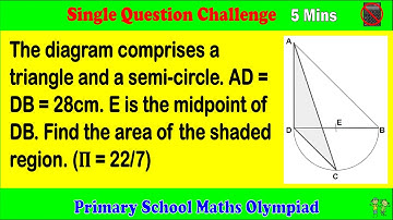 Primary School Math Olympiad - Single Question Challenge, 5 Minutes.