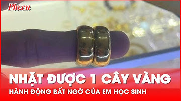 Nhặt được 1 cây vàng và hành động bất ngờ của em học sinh lớp 4 - PLO