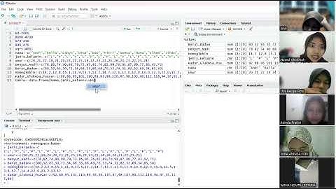 Praktikum Bioinformatika Mengenai Penggunaan Rstudio