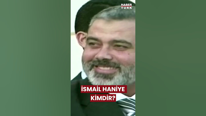 Hamas Lideri İsmail Haniye kimdir? #ismailhaniyeh #hamas #shorts