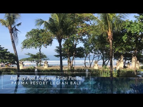 PADMA RESORT LEGIAN BALI. RESORT DENGEN INFINITY POOL VIEW PANTAI & SUNSET.