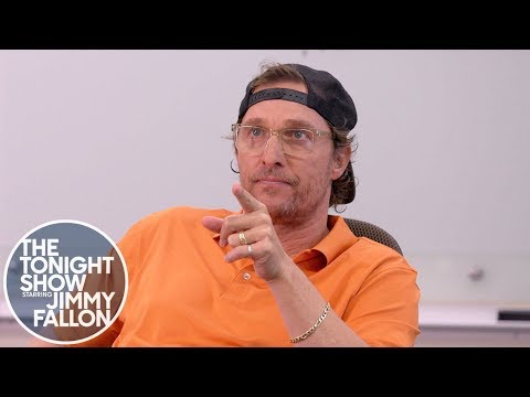 Jimmy Gets a Private Lesson from Professor Matthew McConaughey at UT Austin