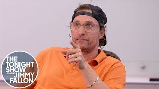 Jimmy Gets a Private Lesson from Professor Matthew McConaughey at UT Austin