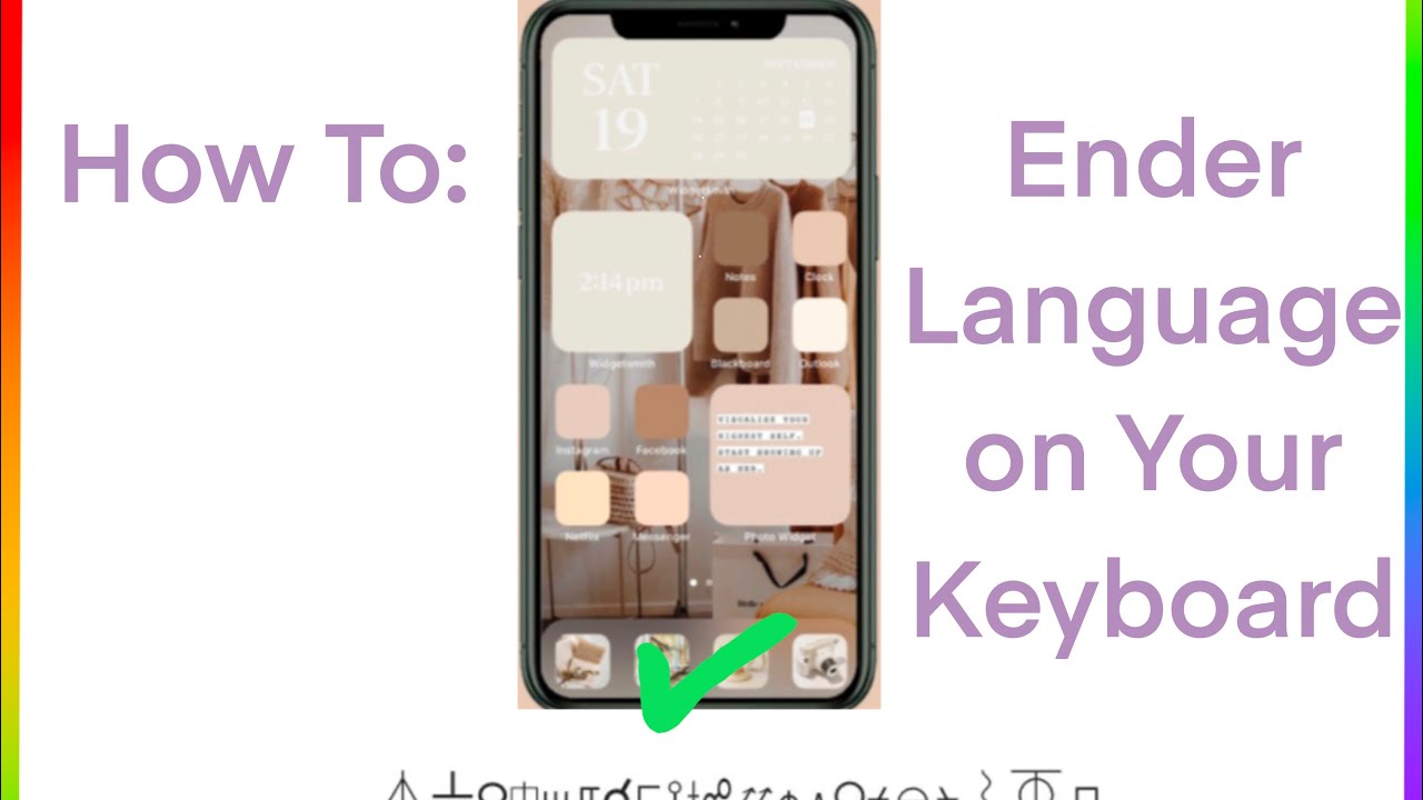 how-to-get-ender-language-on-your-keyboard-ios-youtube