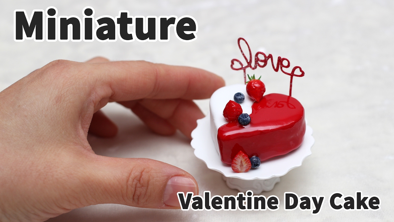 2017 미니어쳐 발렌타인데이 케이크 * 파리바게트 - Miniature