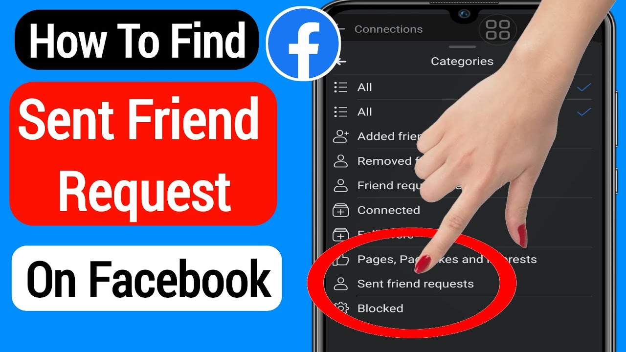 How To See Sent Friend Request On Facebook (2022) See Sent Request on Facebook YouTube