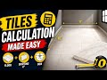 Tile Calculation Ka Sabse Aasan Tarika @civiltacticspro
