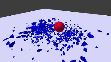 Voronoi Fracture - Shatter Test - Blender 2.63 Simulation