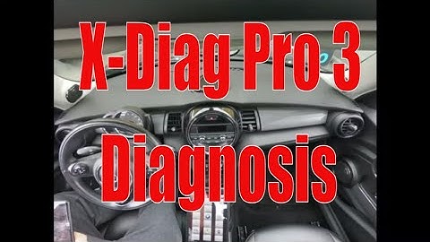 MINI Cooper F55 diagnosis using X-Diag Pro3 Software | x431pro3.com