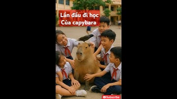 Capybara lần đầu tiên đi học và cái kết #capybara #nghihe