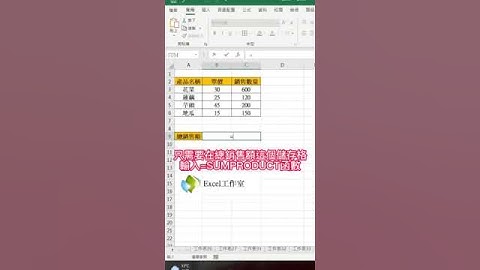 快速讓兩列資料相乘後求和💗💗#excel教學 #excel #excel技巧 #短視頻 #excel工作室 #office教學 #excel函式