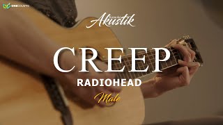Video thumbnail of "RADIOHEAD - CREEP  ( KARAOKE AKUSTIK ) MALE"