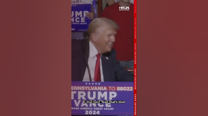 Trump thanking Butler rally attendee "that was a hell of a day."