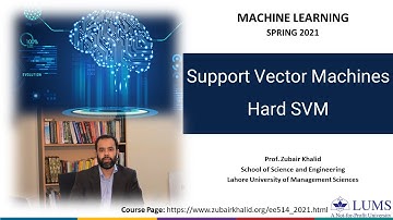 Support Vector Machines - Hard SVM (Week 10-02)