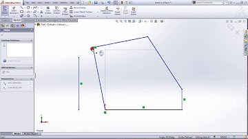 How To Add Geometric Relations Manually | Basics Of Solidworks | Part 1.4