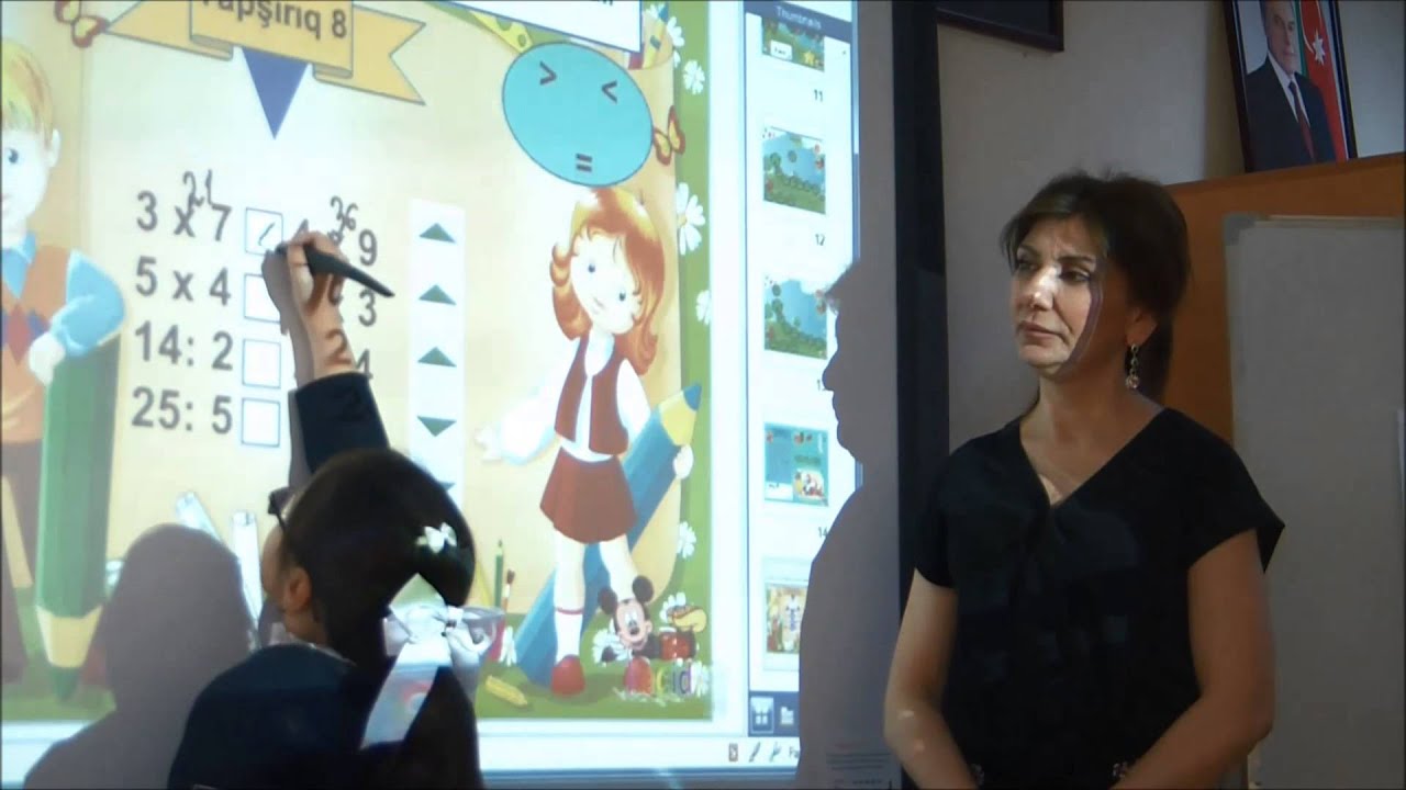 250 mekteb Azade Hemidova 2 ci sinif aciq ders