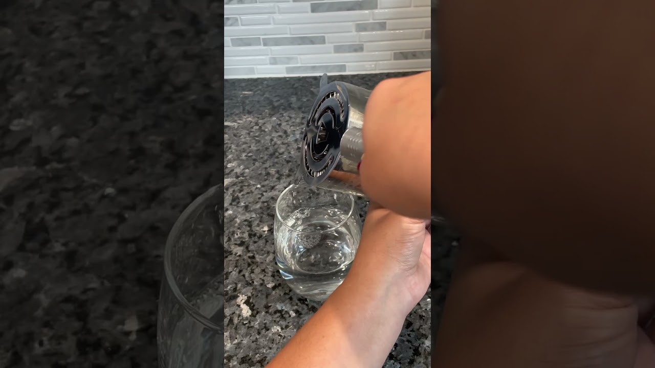 Strainer for cocktails or coffee to prevent ice movement! 