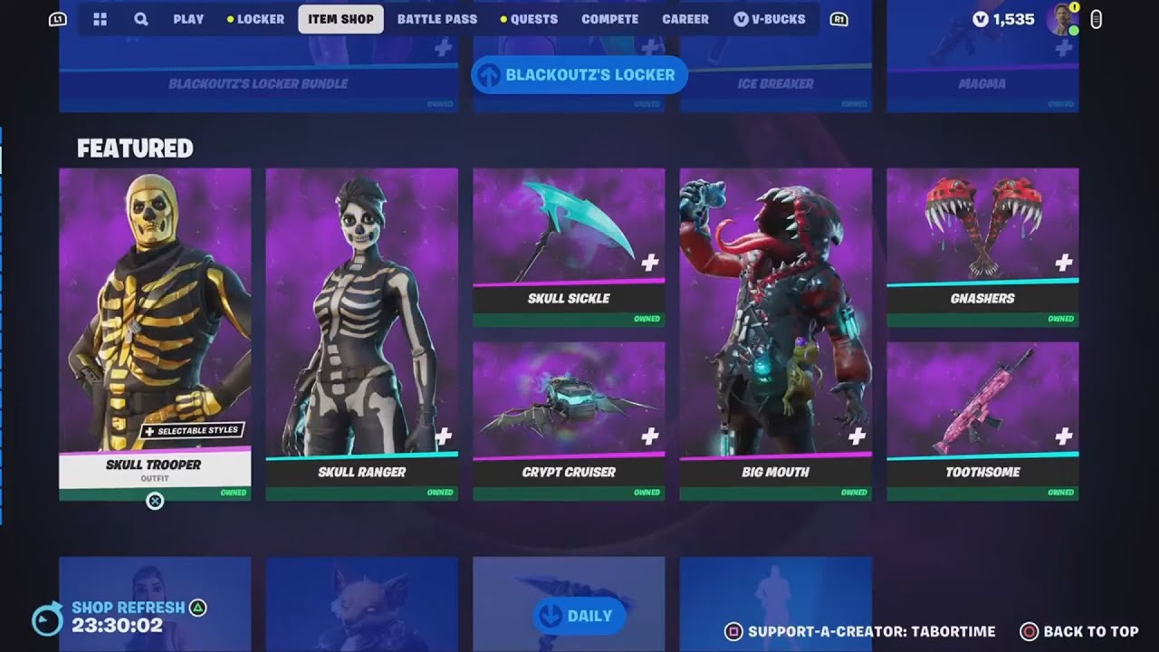 Fortnite Debuts Skull Ranger, Female Skull Trooper