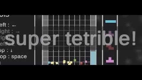 clearing 20 lines at once in tetris