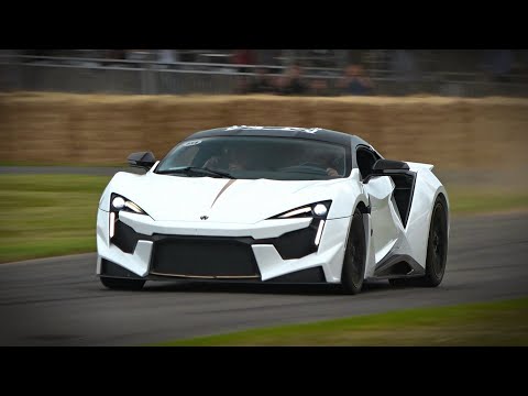 $2.0 Million W-Motors Fenyr Supersport Accelerations, Exhaust Sound and Fly Bys at Goodwood FOS 2019
