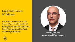 AI in the Assembly of the Republic of Portugal: the Road to Full Digitalisation [BTV0000736] screenshot 1