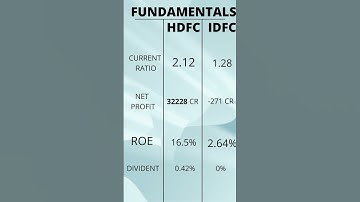 😍IDFC FIRST BANK vs HDFC BANK #shorts #market #tax #finance #money #bank #news #shortsindia #stoks