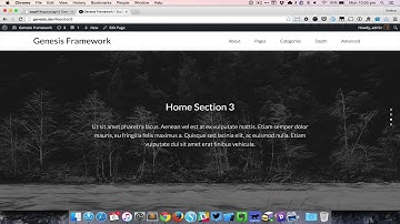 Full screen sections scrolling one at a time in Genesis