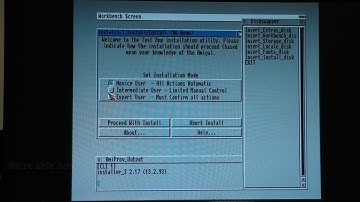 Proof of concept: Network bootdisk and installing AmigaOS using http