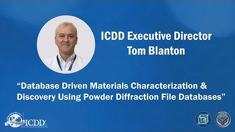 Database Driven Materials Characterization and Discovery Using Powder Diffraction File Databases