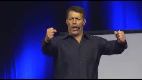 Tony Robbins - massive action is the cure all