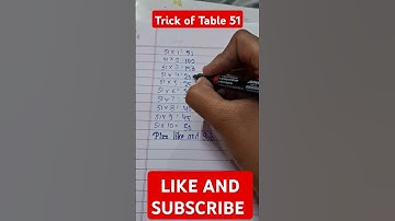 Trick of 51//short tricks of math//education shorts
