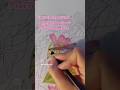How to color dogwood flowers in coloring book #adultcoloring