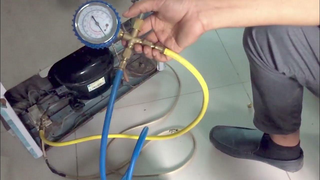 How to Vacuum Fridge with Vacuum pump. ভ্যাকুয়াম পাম্প দিয়ে কিভাবে