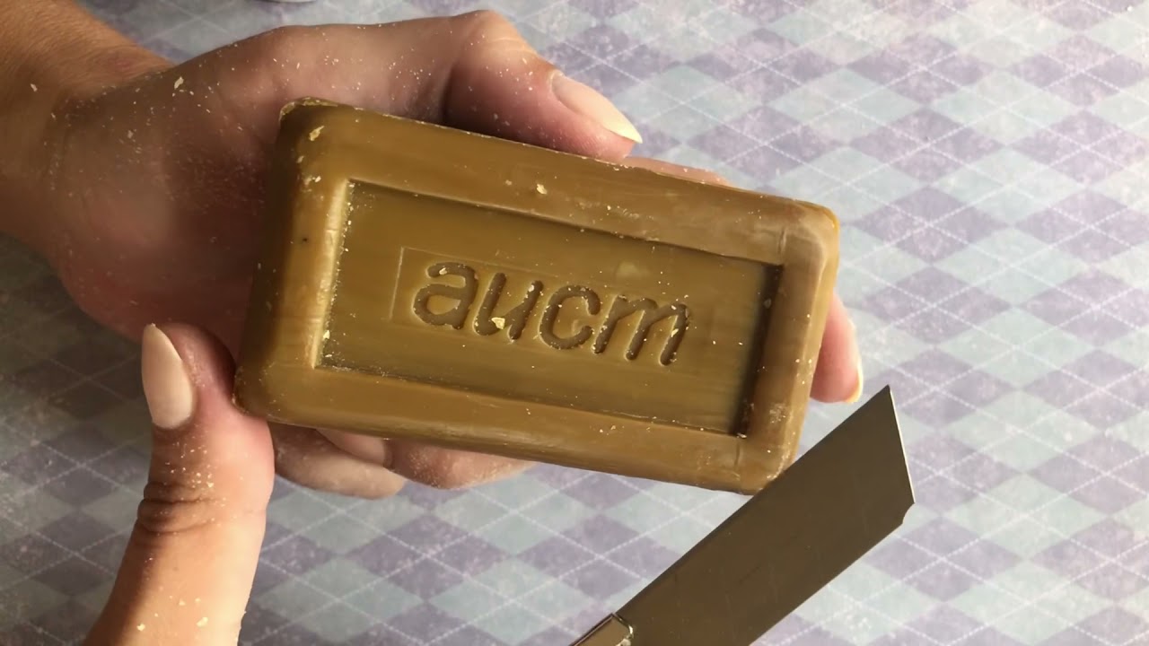 Asmr cutting dry soap/relax video/satisfying