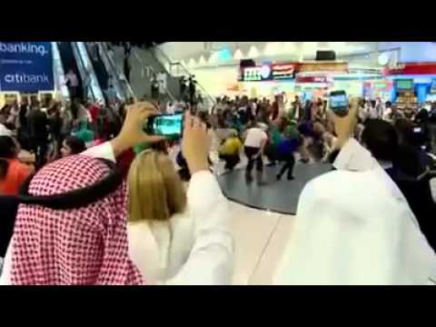 Dance Attack in Dubai International Airport terminal 1