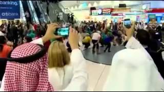 Dance attack in dubai international airport terminal 1