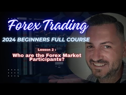 Forex Trading for Beginners 2024! Lesson 2 : Who are the Forex Market Participants?