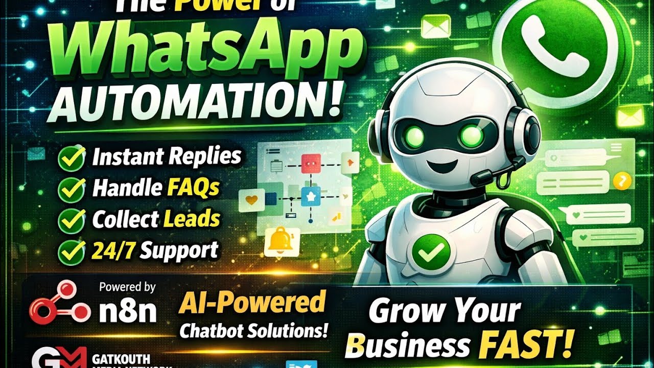 WhatsApp Bot Automation for Businesses 🚀 | 24/7 AI Customer Support with n8n